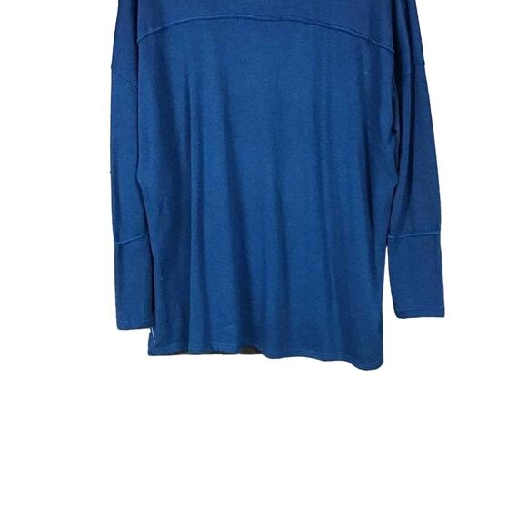 Forgotten Grace Womens XS Blue Thermal Long Sleeve Tee Soft Stretch Casual NWOT - Picture 14 of 16
